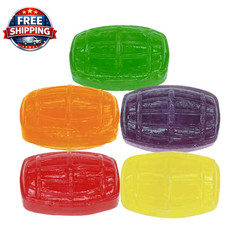 Assorted Fruit Barrels 2 LB – Individually Wrapped Orange, Cherry, Apple, Lemon,