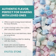 Xylitol Stone Sugar Free Candy – Vegan & Keto Friendly Unique Hard Candy – 10…