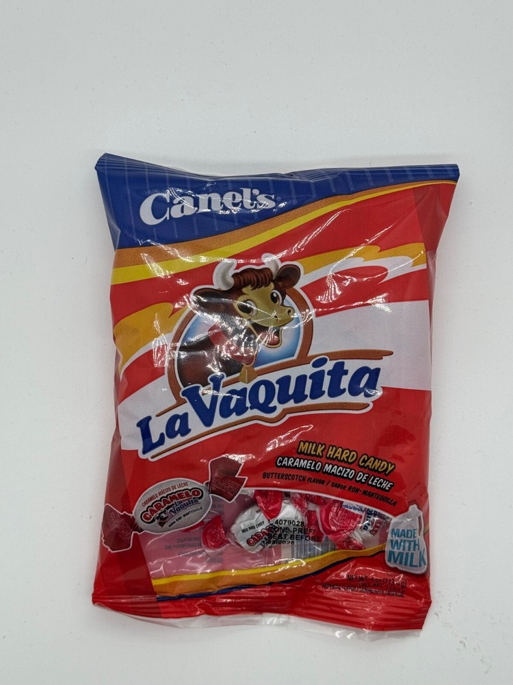 Canel’s La Vaquita CARAMELO butterscotch flavor mil hard candy peg bag 4oz