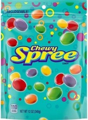Wonka Spree Original Hard Candy, Resealable Bag, 12 Ounce Bag Free Shipping