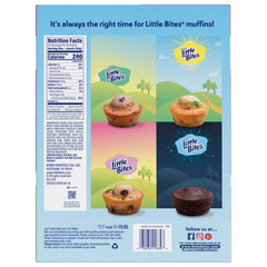 6 Boxes – 5 Packs Each – Entenmann’s Little Bites Fudge Muffins