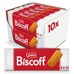 Caramelized Biscuit Cookies 8.8 Oz Pack of 10 Non–GMO Vegan Crunchy Coffee Treat