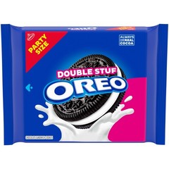OREO Double Stuf Chocolate Sandwich Cookies, Party Size, 24.95 oz OZ