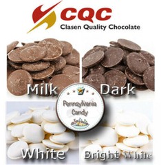Clasen 2 lb Milk Dark or White MELTING WAFERS Candy Melts Coating Chocolate Disc