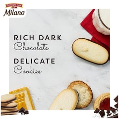 Luxurious 20-Pack Milano Cookies in Dark Chocolate – Perfect for Any Occasion