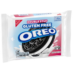 OREO Double Stuf Gluten Free Chocolate Sandwich Cookies, Gluten Free Cookies, 12