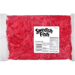 SWEDISH FISH Soft & Chewy Candy, Bulk Candy, 5 lb. FRESH