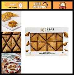 16-Piece Baklava Assortment – Cashew, Almond & Walnut | Handmade Mediterranean D