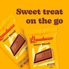 Bauducco Choco Biscuit Cookies – Crispy Chocolate-Covered Biscuits, Individually