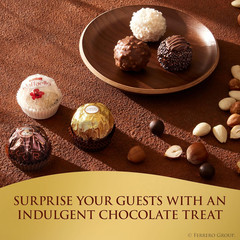 Ferrero Collection, Premium Assorted, Hazelnut, Dark Chocolate and Coconut, 48 C