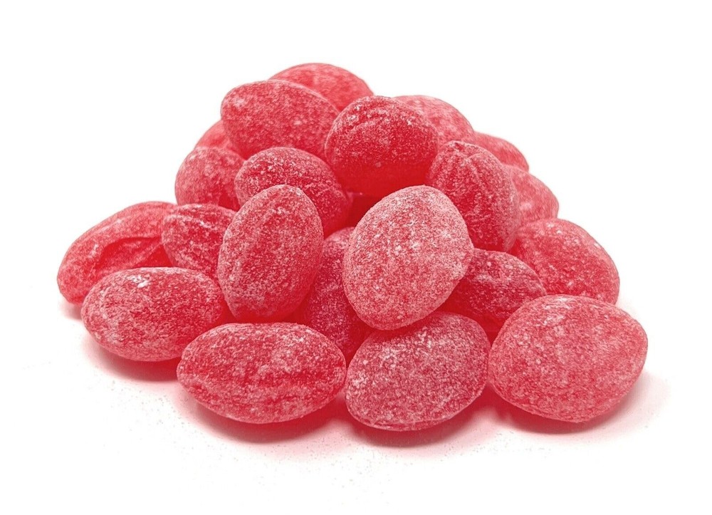 YANKEETRADERS Wild Cherry Hard Sanded Candy Drops, 40 Oz. Bulk 20.193 cm, Red
