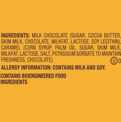 DOVE – MILK CHOCOLATE CARAMEL INDIVIDUALLY WRAPPED-LIMITED VALUE BULK BAG NOW!!!