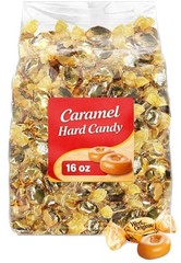 Salted Caramel Candy – Individually Wrapped Sea Salt Caramels – 1 lb Bag