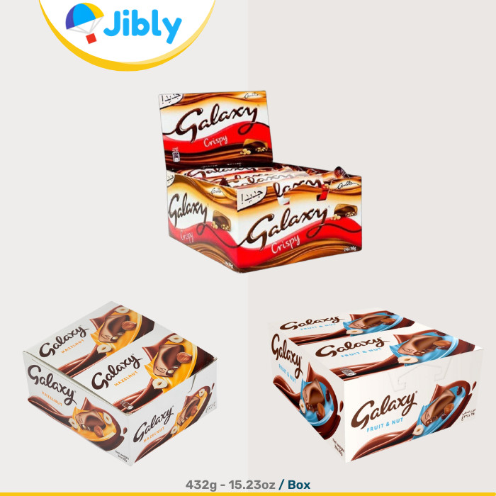 Galaxy Chocolate Boxes | Tasty Snacks | Box of 12 Bars| 36g Bars|Wholesale Deals