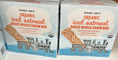 2X Pack Trader Joe’s Organic Iced Oatmeal Baked Whole Grain Bar 7.62 oz Each Box