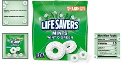 Individually Wrapped Wint-O-Green Breath Mints, 13 Oz Sharing Size for Everyone