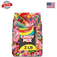 Bulk Candy Individually Wrapped 2 LB, Candy Variety Pack for Pinata, Goodie B…