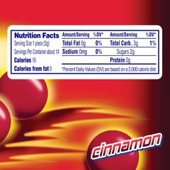 Mentos Chewy Mint Candy Roll, Cinnamon Flavor, 14 Pieces – 15 Count Party Pack