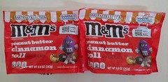 Limited M&M’s Bakery Collection Peanut Butter Cinnamon Roll 8.6 oz – 2 Pack
