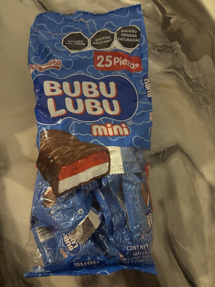 Mini Bubulubu Marshmallow Chocolate covered – 25 Pieces