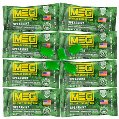 MEG – Military Energy Gum | 100Mg of Caffeine per Piece + Increase Energy + Boos