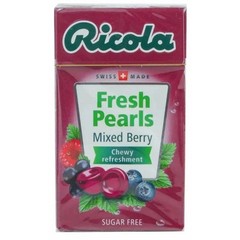 10 Packs X Ricola Fresh Pearls Mixed Berry 25g Sugar-Free Chewy Breath Freshener