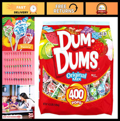 Assorted Lollipops Bulk Bag – 400 ct. Classic Flavors, Individually Wrapped Cand
