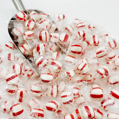Soft Mint Peppermint Puffs, Individually Wrapped, Bulk Hard Candy (4 Pounds)