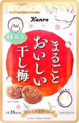 Kanro Tasty Dried Japanese Plum Ume snack 19g ×1PC from Japan Japanese Foods