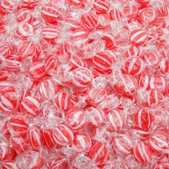 Nostalgia Striped Cinnamon Flavor Discs, Red & White, Bulk Hard Candy (5 Pounds)