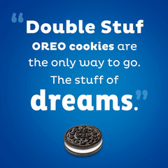 Double Stuf Chocolate Sandwich Cookies, Family Size, 3 Packs