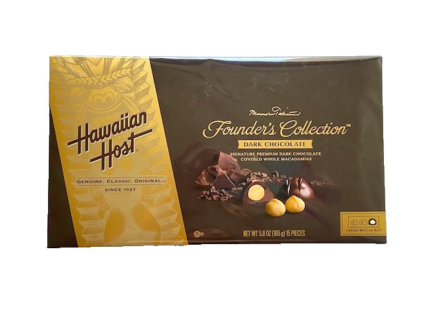 Hawaiian Host Founder’s Collection Dark Chocolate Covered Macadamia Nuts 5.8oz