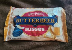 Harry Potter Butterbeer Hershey Kisses Chocolate Candy 9 oz Bag Best By 12/2026