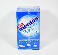 10 Mentos GUM Pure Fresh FRESH MINT Xylitol Gum 15 pieces =150 count 01/2028