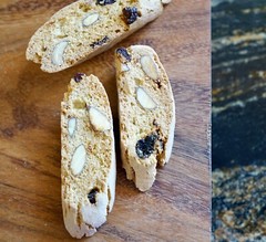 Artisan Biscotti, Golden California Almonds and Chocolate, Authentic Taste!