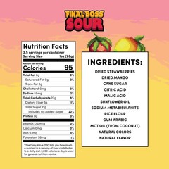 Final Boss Sour Candy Strawberry & Mango Level 2, Sour Tiktok Viral