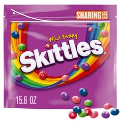 15.6 Ounce SKITTLES Wild Berry Chewy Candy Sharing Size for Valentine Gifts
