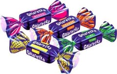 Ukraine Sweet Roshen Galaretka Chocolate Jelly Pineapple Mango Orange Lime 200g