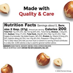 Nutella Hazelnut Spread with Cocoa, Creamy Hazelnut Spread, Breakfast Favorite,