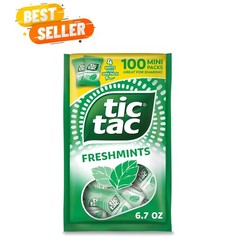 Freshmints, Bulk Bag with 100 Mini Packs 4 Mints Each, Share-Size, On-the-Go,…