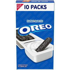 Handi-Snacks OREO Cookie Sticks ‘N Creme Dip Snack Packs, 10 Snack Packs..