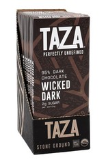 Taza Chocolate, 95 Wicked Dark Amaze Bar, 2.5 oz bars, case of 10