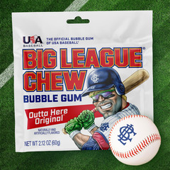 Outta Here Original Bubble Gum – Classic Ballpark Flavor | Perfect for Baseball