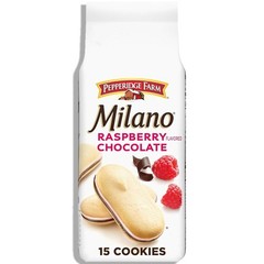 Indulge in Milano Cookies – Luxury Raspberry Chocolate, 7 oz. Bag (15 Cookies)