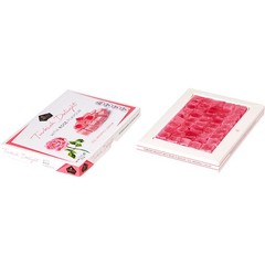 Turkish Delight Rose Flavor Vegan Soft Candy 230gr 40 Pcs Traditional Dessert Gi