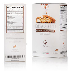 Authentic Biscotti Cookies Made in Tuscany, Italy – Classic Almond – Original Tw