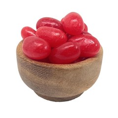 YANKEETRADERS® Jumbo Cinnamon Jelly Beans, Red, Soft and Chewy, 4 Pound Bulk Bag