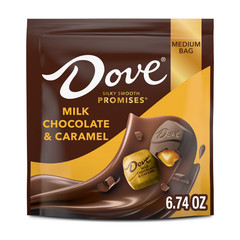 Dove Promises Milk Chocolate & Caramel Candy – 6.74 oz Bag