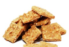 Gourmet Macadamia Brittle in Square Cut Candy by It’s Delish, 6 LBS Bulk Box