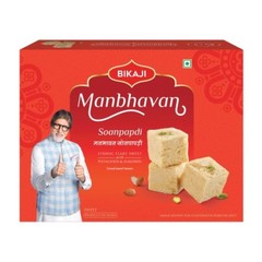 Soan Papdi Manbhawan 17.6 oz (500 g), Indian Sweets, Traditional Indian Flaky…